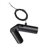 359390 KONST NT24 049 черный Ввод питания с гибким угловым соединителем «L» и проводом-подвесом (длина провод – 2м) без базы IP20 48V GLAT