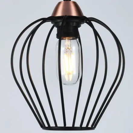 IL2001-1PA-05 BK ROSE GD светильник потолочный ILLUMICO, E27х1