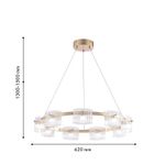 Подвесная люстра Ori 4248-9P. ТМ Favourite