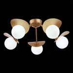 SLE220502-05 Люстра потолочная Золотистый/Белый G9 5*5W