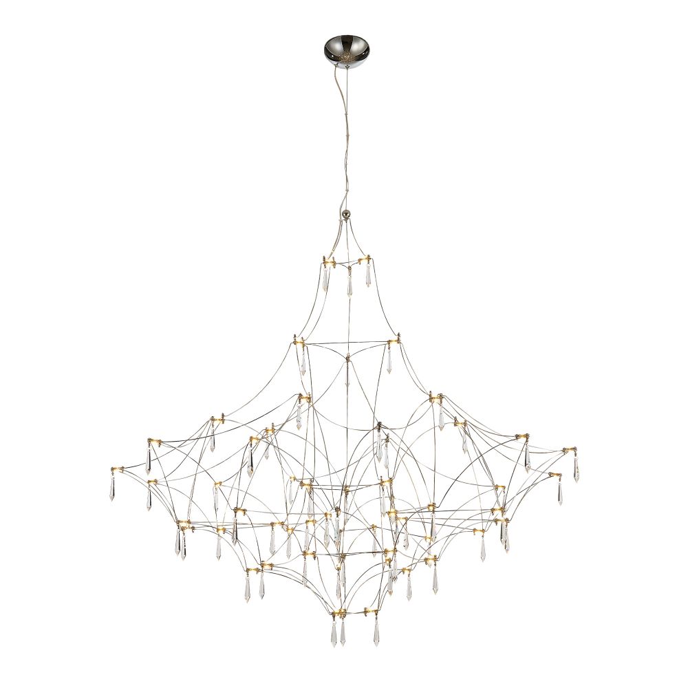 SL6601.113.114 Светильник подвесной ST-Luce Хром/Прозрачный LED 114*0,5W 3000K