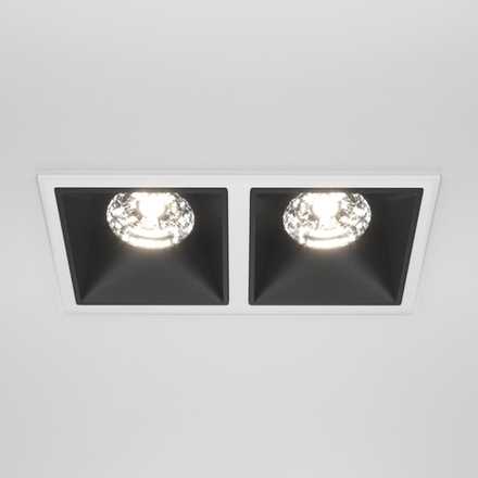 Встраиваемый светильник Alfa LED 4000K 2x15Вт 36° Dim Triac, DL043-02-15W4K-D-SQ-WB. TM Maytoni