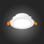 ST212.508.05 Св-к встр. Белый LED 1*5W 3000K/4000K/6000K 375Lm Ra80 110° IP20 D92xH30 220-240V