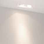 Светильник MS-VORTEX-BUILT-S170x90-2x12W Day4000 (WH-WH, 20 deg, 230V) (Arlight, IP20 Металл, 5 лет)