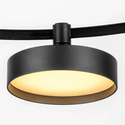 207537 Светильник 48V д/1-фазн трека DUE LED 20W 1070LM 100G ЧЕРНЫЙ 3000K IP20