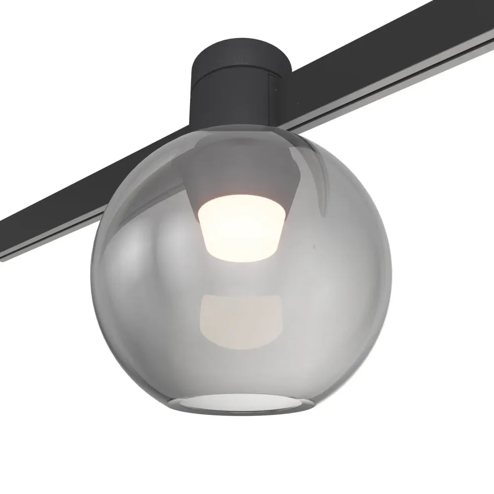 ST819.446.03 Магнитный трековый светильник FARM Черный LED 1*3W 4000K 89Lm Ra90 120 IP20 D85xH115 2