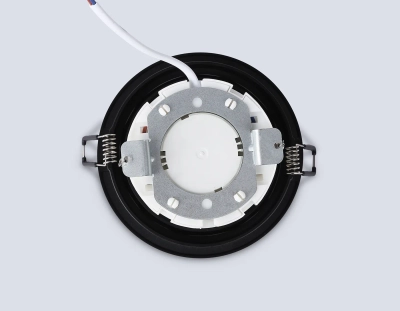 Светильник встраиваемый TN51802 BK черный GX53 max 15W D110*23