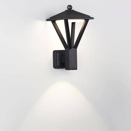 6655/15WL NATURE ODL24 719 черный/металл Уличный настенный светильник IP54 LED 15W (12W SMD LED + 3W COB LED) 4000K AC85-265V BEARITZ