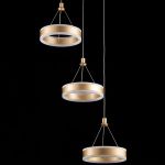 Citilux Дуэт CL719052 LED Подвесной светильник Золото