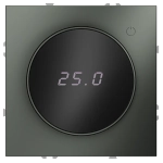 VLS070106 Терморегулятор электронный VOLTUM S70 с индикацией и датчиком, для теплого пола, (титан). (ТМ Maytoni)