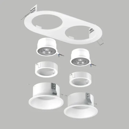 D6560606WMOD Светильник DOMINO ROUND  под LED модуль/лампу МR16 (214656+214606+214606+214006+214006)