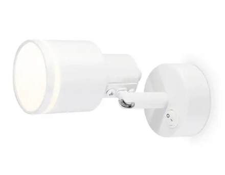 Накладной поворотный спот с выключателем TA1281 WH белый GU10 max 12W 100*55*132