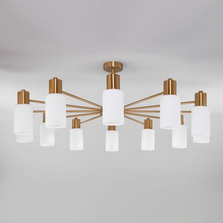 Потолочная люстра в стиле лофт 70160/12 латунь