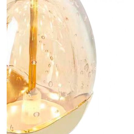 07866-1A,33 Подвес Берти золото  d10 h190 Led 6w (3000K)