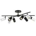 LR728364374 Люстра RULLO 8х50W GU10 ЧЕРНЫЙ/БЕЛЫЙ (571728+214437-4+214436-4)