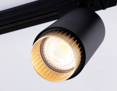 Светильник трековый GL5162 BK/GD черный/золото GU10 max 12W D60*190