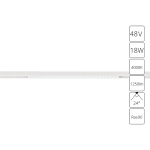 Магнитный трековый светильник Arte Lamp OPTIMA A7267PL-1WH, LED
