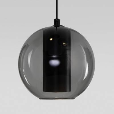 Подвесной светодиодный светильник со стеклянными плафонами 50258/3 LED дымчатый/бирюзовый