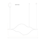 Подвесная люстра Arte Lamp ODYSSEY A2911SP-31GO, 1хLED