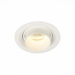 ST701.538.12 Св-к встр. Zoom Белый LED 1*12W 3000K 960Lm Ra90 15°-60° IP20 D115xH95 170-240V