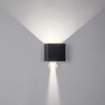 340537 Светильник DALLA 2х10W LED 2200LM G ЧЕРНЫЙ 4000K IP65 Lightstar