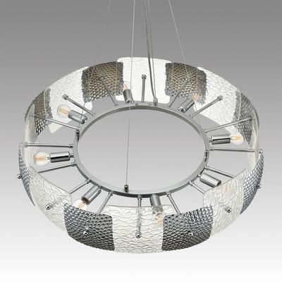 6588/8 MODERNI LN25 146 хром/тонированное стекло, металл/стекло Люстра подвесная E14 8*40W 220V LIBERTI