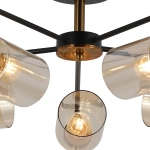 IL8248-5COU-79 BK GD светильник потолочный ILLUMICO, E27х5