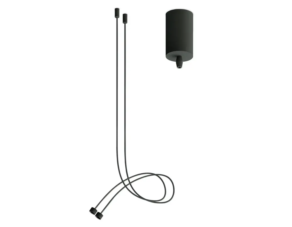 Крепеж подвесной Techno Ring A9209 BK черный D60*1450mm Крепеж подвесной Techno Ring A9209 BK черный D60*1450mm