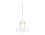 Светильник подвесной TR3551 WH/CL/FR белый/прозрачный/белый матовый E27 max 40W D160*800