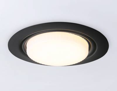 Светильник встраиваемый G10123 BK черный GX53 max 12W D120*48