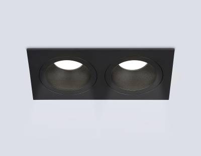 Светильник встраиваемый TN102832/2 BK/BK черный/черный GU5.3/2 178*93*50