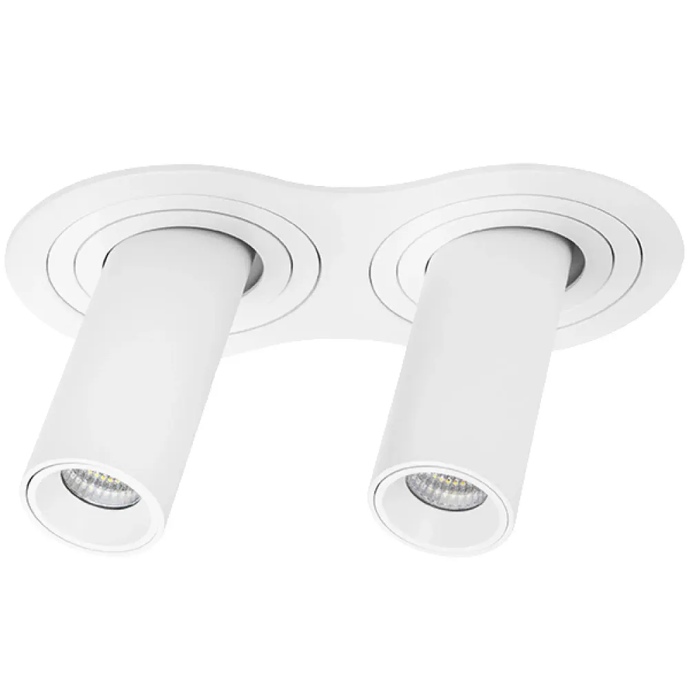 i626262 Светильник INTERO TUBO LED 10W*2 500LM*2 60G БЕЛЫЙ 3000K (217626+217262+217262)