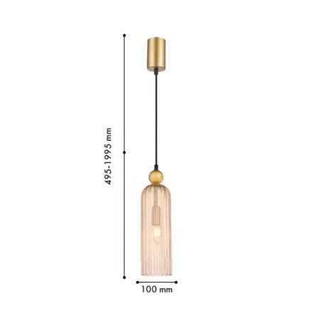 Подвес Semisfera 4368-1P, 1*E14*40W. ТМ F-Promo