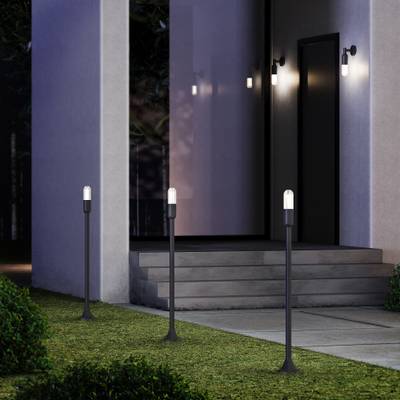 Светильник садово-парковый светодиодный ISIDA черный 35165/F черный