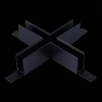 ST007.489.00 Коннектор X-образный для подвесного / накладного магнитного шинопровода ST-Luce Черный