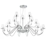 758214 Люстра подв. DIAFANO 21х40W G9 ХРОМ/ПРОЗРАЧНЫЙ Lightstar