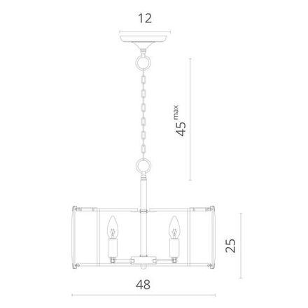 Подвесная люстра Divinare OSTIN 1100/02 SP-5, 5хE14