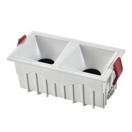 ST757.548.20 Св-к встр. Белый LED 2*10W 60° IP20 L65xW126xH52 85-265V В комплекте