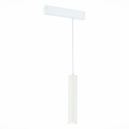 ST507.503.01 Св-к трек. Белый GU10 1*50W  IP20 D54xH290 180-240V Без ламп