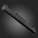 ST361.446.18 Магнитный трековый светильник Черный LED 1*18W 4000K 1 407Lm Ra&gt;80 36° IP20 L331xW22xH44 48V