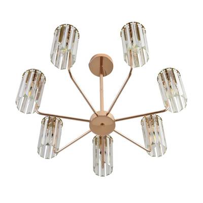 8347/7 CLASSI золото/прозрачный, металл/хрусталь Люстра потолочная E14 7*40W 220V FAVLA