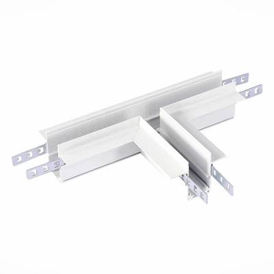 ST007.599.12 Коннектор T-образный для встраиваемого магнитного шинопровода под ГКЛ 12мм ST-Luce Белый