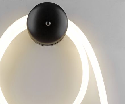 08041-2,19 Настенный светильник Далия черный w38*9,5 h56 Led 60W (4000K)