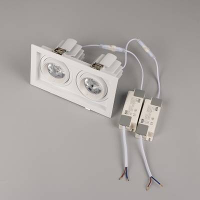 Светильник MS-VORTEX-BUILT-S210x117-2x20W Day4000 (WH-WH, 20 deg, 230V) (Arlight, IP20 Металл, 5 лет)