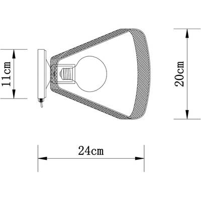 Бра Arte Lamp MAASYM A7044AP-1BK, 1хE27