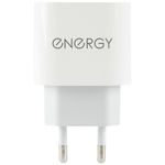Сетевое зарядное устройство Energy ET-35, USB-С Type-C, 18 Ватт, цвет - белый