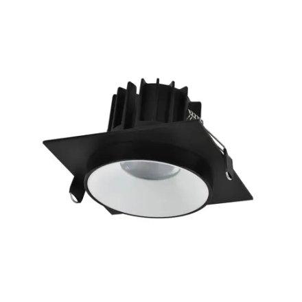 ST758.448.10 Св-к встр. Черный, Белый LED 1*10W 4000K 700Lm Ra>90 36° IP44 D79xH61 85-265V