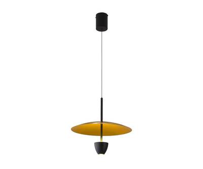08466-35,20(33) Подвес Синди бронза/золото d35 h160 Led 7W (4000K) с лифтом