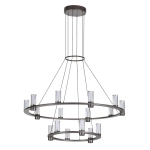 7143/110L HIGHTECH ODL26 513 светильник темный никель/акрилл/металл IP20 LED 93W 5960Лм 3000K 220V DEFANCE