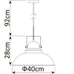 Подвесной светильник Arte Lamp MARTIN A5213SP-1WG, 1хE27